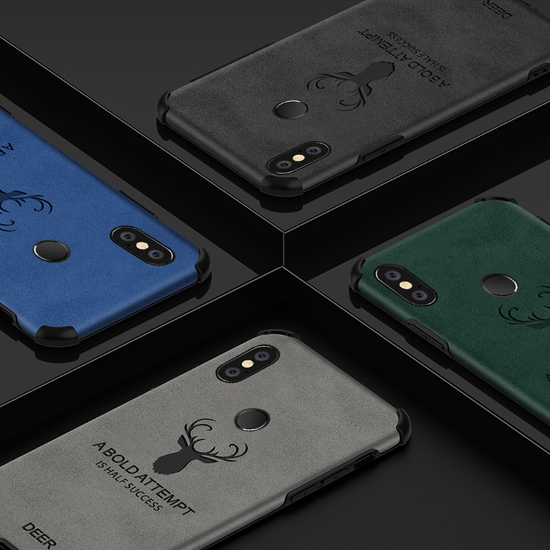 Leather Deer Phone Cover Case For Redmi Note 9 Pro 9s Note 8 Pro 7 6 5