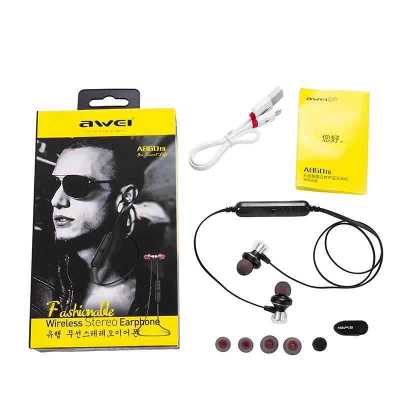 หูฟังบลูธูท Wireless Stereo Earphone  AWEI A860BL ของแท้