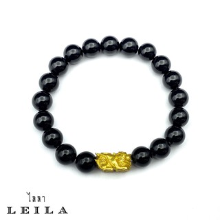 Leila Amulets ปี่เซี้ยะ รุ่นตู้เซฟ ​​(พร้อมกำไลหินฟรีตามรูป)