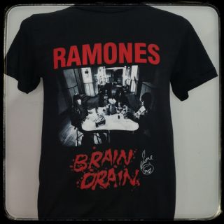 เสื้อวง ramones ผ้าบางแนววินเทจ