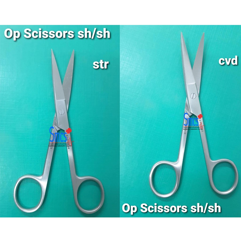 กรรไกรผ่าตัด Operating Scissors sh/sh แหลม/แหลม