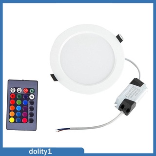 [Dolity1] โคมไฟเพดาน 5W rgbw เปลี่ยนสีได้ สีขาว