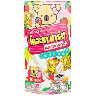 KOALAS MARCH STRAWBERRY FAMILY PACK โคอะลามาร์ช รสสตรอเบอร์รี่ แฟมมิลี่แพ็ค ขนาด 195กรัม KOALA โคอะล่า