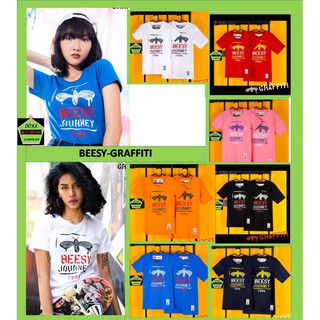 ล้างสต๊อค!!! Beesy เสื้อคอกลม หญิง รุ่น Graffiti รวม 7 สี