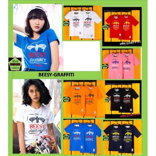 ล้างสต๊อค!!! Beesy เสื้อคอกลม หญิง รุ่น Graffiti รวม 7 สี