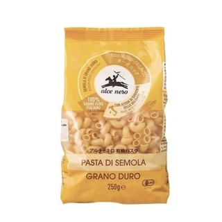 Alce Nero Pasta Di Semola Grano Duro 250g เส้นพาสต้า มักกะโรนี อาหาร วัตถุดิบ