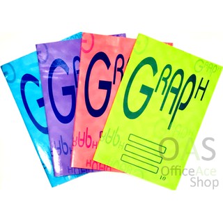 Graph Notebook สมุดกราฟ 165x240mm คละสี