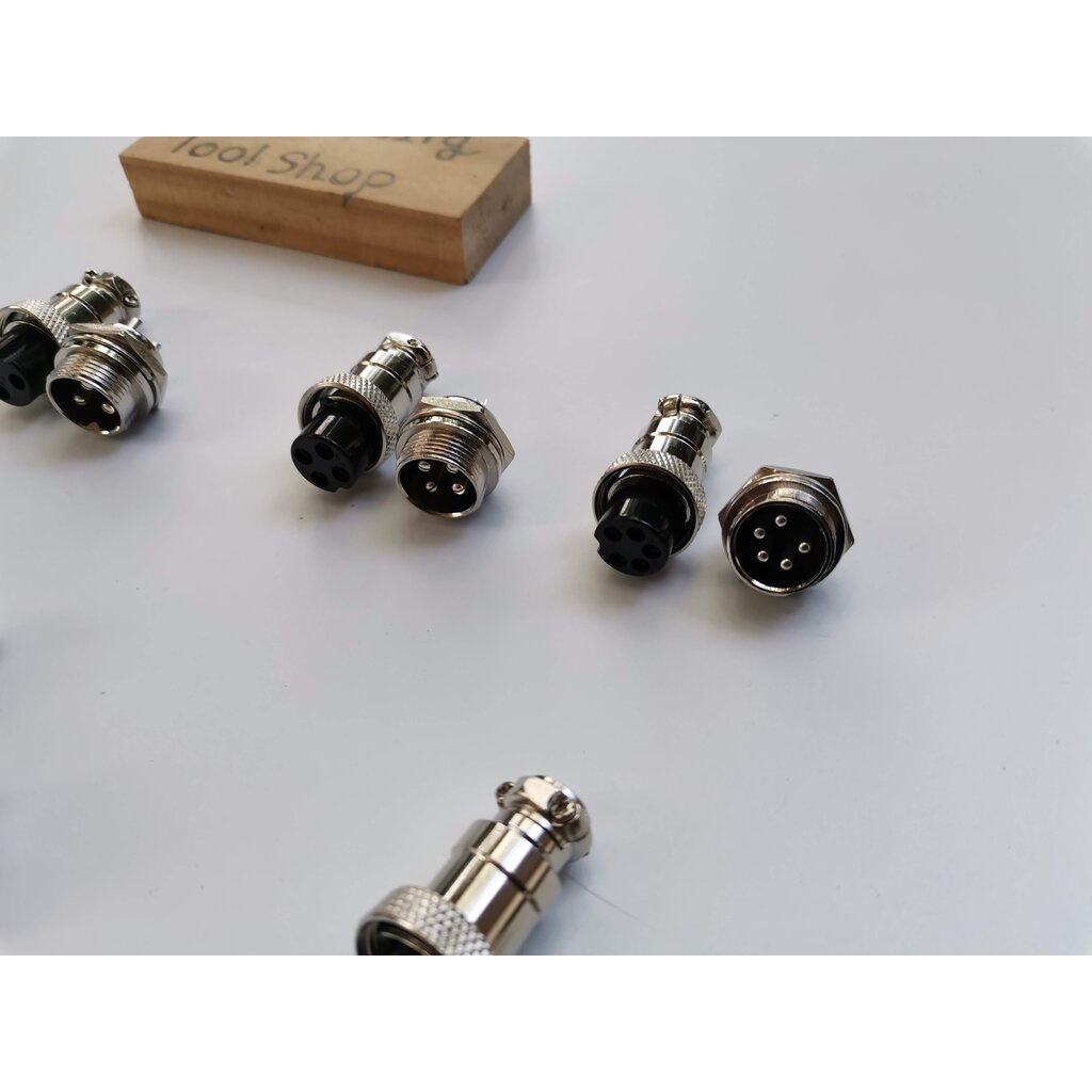 ขั้วต่อ GX16 หัวต่อ GX-16 2pin - 8pin gx 16 ได้ตัวผู้ตัวเมีย connector หัวต่อหลายคอร์ หัวต่อหลายพิน