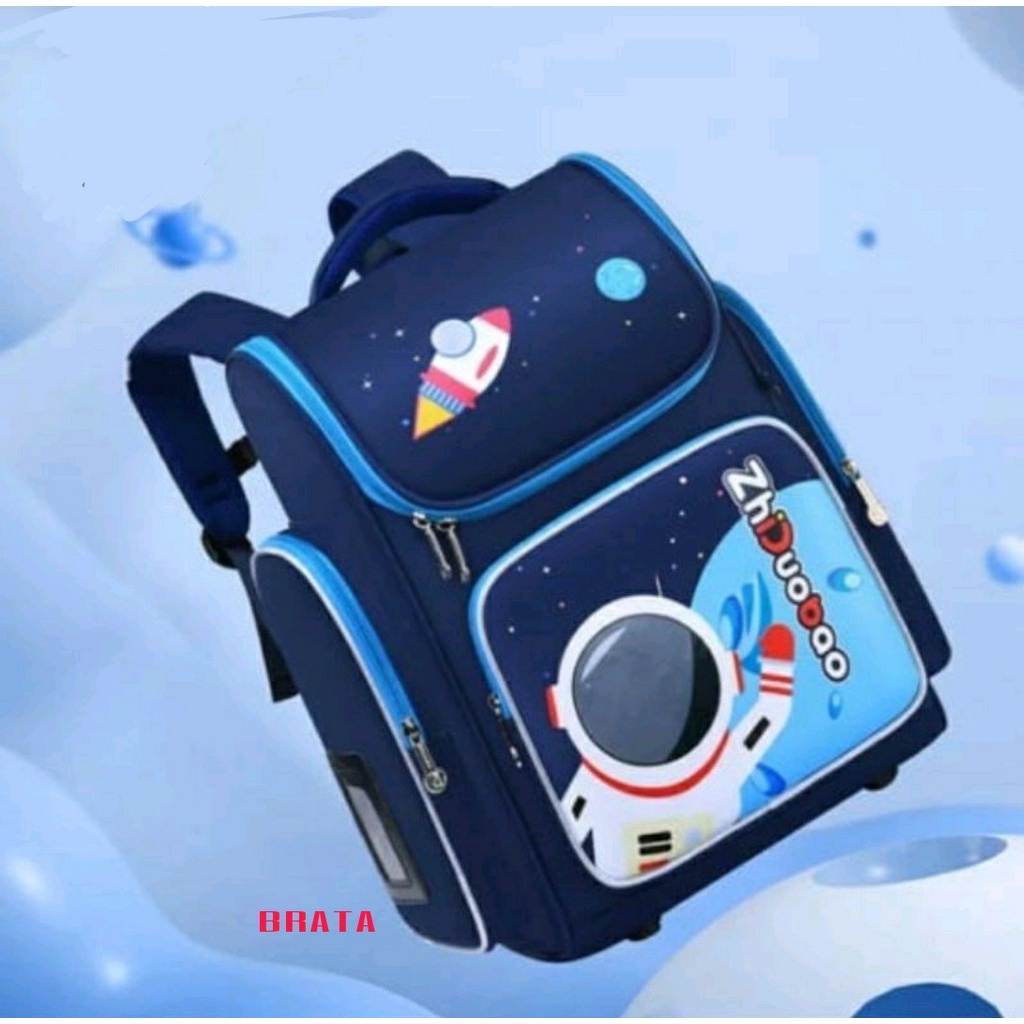 Crk Astronaut Character Children& 39;s Backpack, กระเป๋านักเรียนประถมสําหรับโรงเรียนอนุบาล, กระเป๋าเ