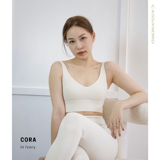 CASSANDRO - สปอร์ตบรา CORA sport bra - minimal seams - NAKEN fabric สำหรับ ออกกำลังกาย