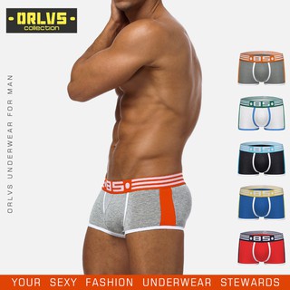 [ORLVS]BS Men Boxers Cotton Men Underwear Breathable Comfortable Underpants U Pouch BS101