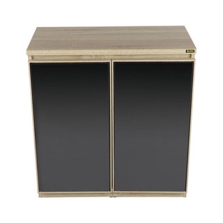 File cabinet CABINET BURO EVOLUTION LC80 DO SOLIDOAK/BLACK Office furniture Home &amp; Furniture ตู้เอกสาร ตู้บานเปิด BURO E