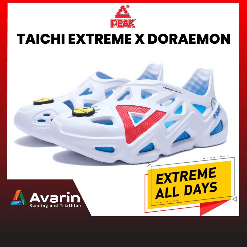 Peak Taichi Extreme Sneaker Sandal X Doraemon รองเท้าใส่วิ่ง และใส่ลำลอง ลิขสิทธิ์แท้ : Avarin Running