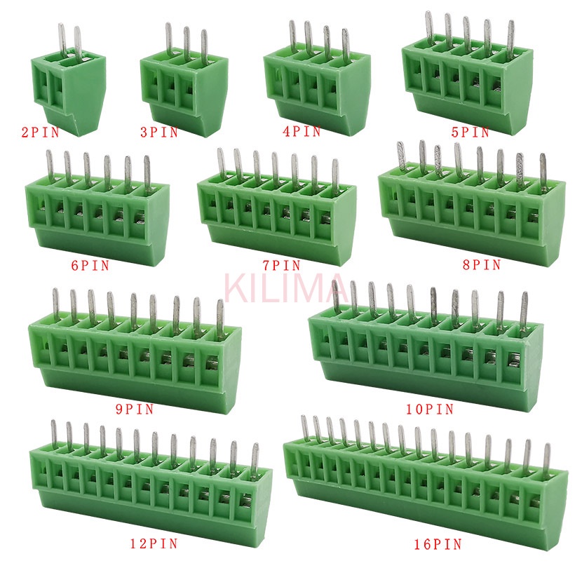 ขั้วต่อสกรู KF128 2.54 มม. KF128-2.54 2P 3P 4P 5P 6P 7P 8P 9P 10P 12P 16P PCB ขนาดเล็ก สําหรับสายไฟ 10 5 ชิ้น ราคา ถูกที่สุด ดีลบีเคเค