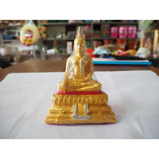 พระปางสะดุ้งมาร เนื้อเรซิ่น หน้าตัก 3 นิ้ว 6x11x14 cm