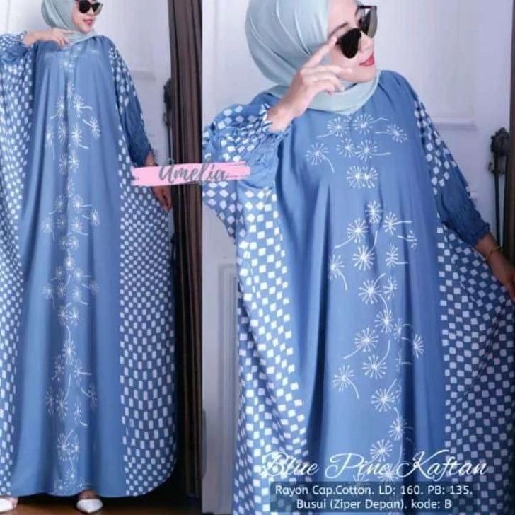 {เมอร์!} BILION KAFTAN NOVILDA DRESS SUPER JUMBO LD 150 เครื่องขยายเสียง BATIK BUSUI ZIPPER FRONT GA
