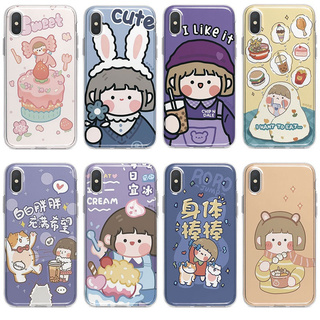 Samsung Galaxy A10S A20S A20E A30S A50S A70S เคสโทรศัพท์ใสนุ่ม RORO Girl