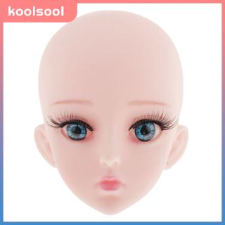 1/3 BJD Doll Head Mold with Elf Ear &amp; Eyes Set for LUTS DOD SD DZ DIY Custom Cosplay - The Head Cover Can be Unscrewed