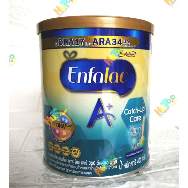 Enfalac​ A​ Plus​ Catch-Up​ Care​ เอนฟาแลค​ แคชอัพ​แคร์​ (400กรัม) สำหรับเด็กน้ำหนักน้อย