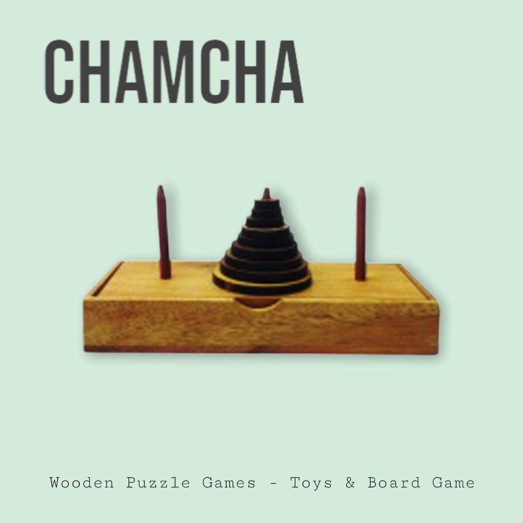 พีรามิดย้ายฐาน 9 (Pagoda 9), ของเล่นเสริมสร้างทักษะ และพัฒนาการ -Wooden Toy -Toys -Puzzle Toy -Puzzl