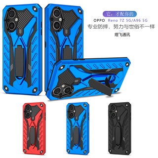 Case Oppo Reno7Z เคสหุ่นยนต์ Robot case เคสไฮบริด มีขาตั้ง เคสกันกระแทก TPU CASE สินค้าใหม่ Fashion Case 2020