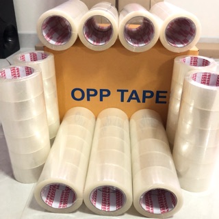 เทปกาวOPP ยี่ห้อ3P TAPE 100Y เต็ม มาตรฐานส่งออก