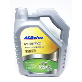 น้ำมันเครื่อง ACDelco SUPREME GASOLINE 10w30 เบนซิน ขนาด 4ลิตร