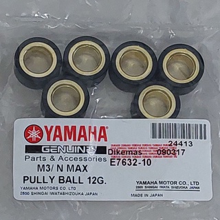 M3 / NMAX / Mio i125 / Mio 125 / Aerox ลูกรอก 12G ชุดลูกกลิ้ง 2PH-E7632-20 - อะไหล่แท้จาก Yamaha