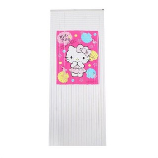 มู่ลี่ PVC ลายการ์ตูนคิดตี้ ขนาด 80X200CM. สีขาว