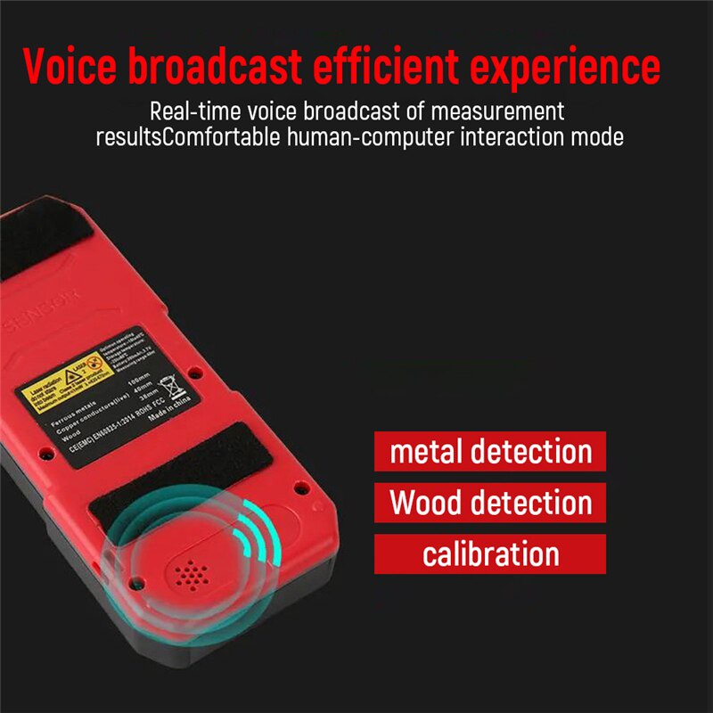 UNI-T UT387D Wall Scanner เครื่องสแกนผนัง เพื่อตรวจสอบโลหะ สายไฟ ในผนัง - รูปที่ 5