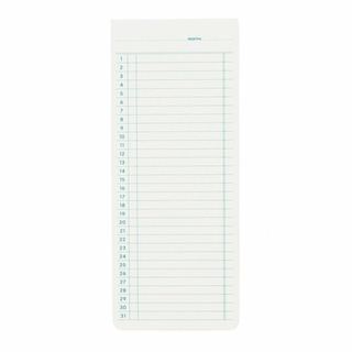 Penco Sticky Memo Pad Monthly White l Sticky Memo Pad รายเดือน สีขาว แบรนด์ Penco ประเทศญี่ปุ่น (HCN171-WH)