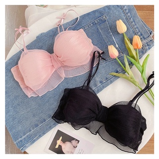 สินค้าพร้อมส่งจากไทย💥LoveIs Bra💥 (N670) บราโบว์แฟชั่น สายคู่แต่งโบว์ สวย น่ารัก สไตล์เจ้าหญิง