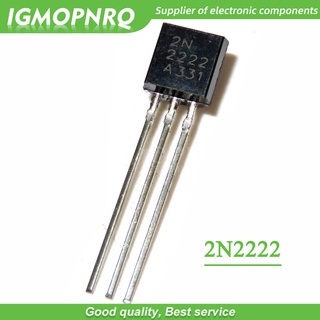 ทรานซิสเตอร์ 2N2222 TO-92 40V 0.8A NPN 1000 ชิ้น