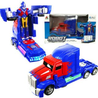 ของเล่นเด็ก รถ robot super change truck แปลงร่างเป็นหุ่นยนต์ได้ มีไฟ มีเสียงดนตรี