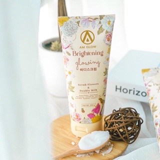 สครับ พร้อมส่ง มีของแถม Amglow Scrub Brightenning