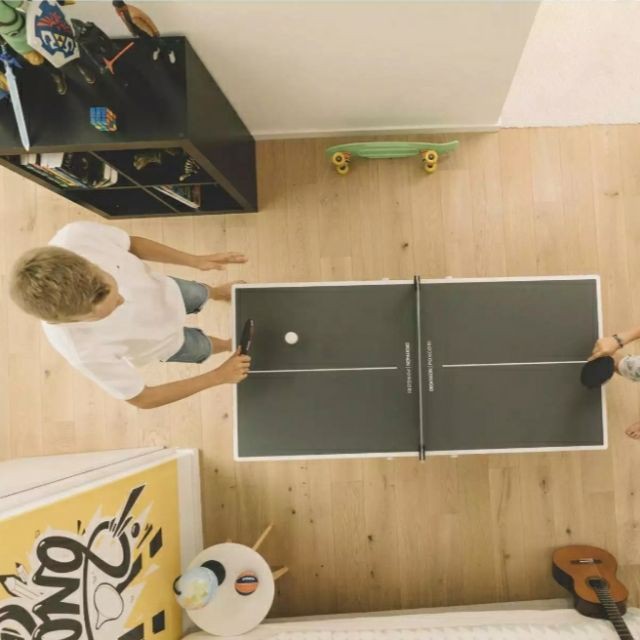 !!สุดฮิต!! โต๊ะปิงปอง พับเก็บได้ รุ่นเล็ก เล่นในร่ม แบรนด์แท้ PONGORI by Decathlon TH