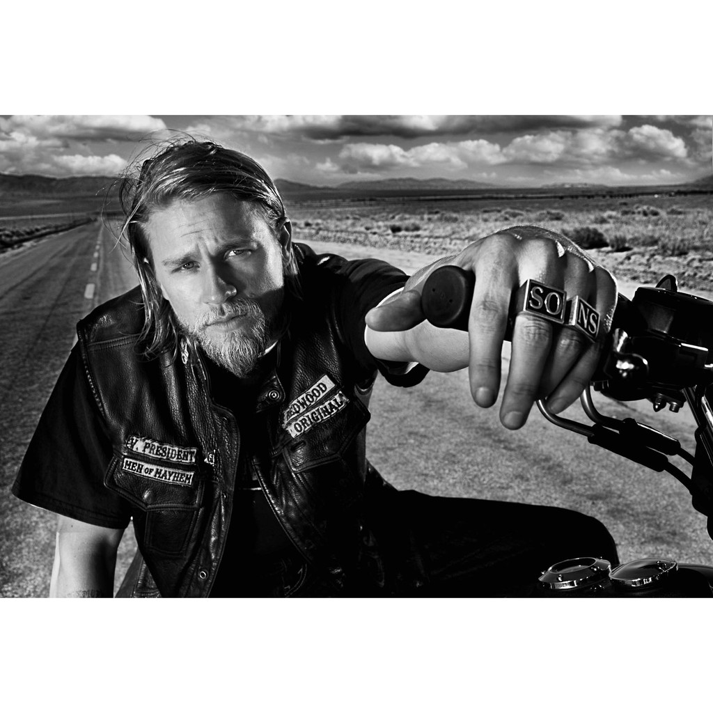 โปสเตอร์ ซีรีส์  Sons of Anarchy SOA TV Series Poster หนัง รูปภาพ ภาพติดผนัง โปสเตอร์ภาพพิมพ์ Movie 