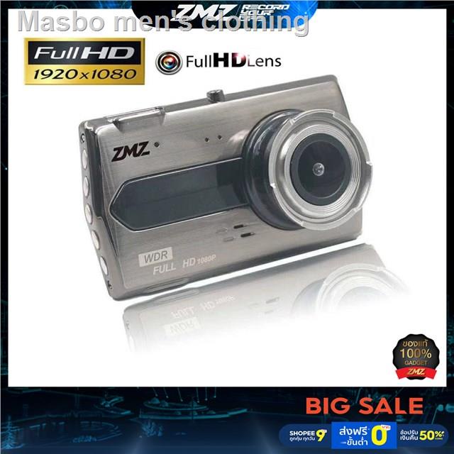 ◙✥ZMZ Z-16 กล้องติดรถยนต์ 4นิ้ว Full HD 1080P เมนูภาษาไทย บอดี้โลหะเงาสวยทนทานของขวัญ