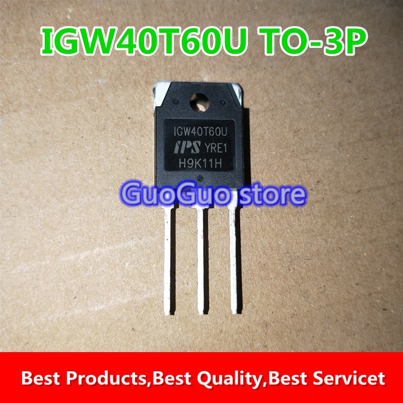 2pcs IGW40T60U TO-3P IGW40T60 TO3P 40A/600V เครื่องเชื่อมอินเวอร์เตอร์ที่ใช้กันทั่วไป IGBT field eff