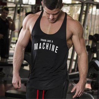 Muscleguys Stringers เสื้อกล้าม แขนกุด ด้านหลัง Y สําหรับผู้ชาย เพาะกาย ฟิตเนส เสื้อกล้าม แบรนด์เนม