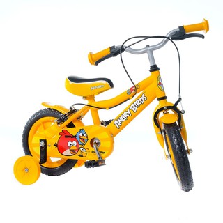 รถสี่ล้อเด็ก LA ANGRY BIRDS 12 นิ้ว สีเหลือง จักรยานเด็ก จักรยาน กีฬาและฟิตเนส VEHICLE LA ANGRY BIRDS 12" YELLOW