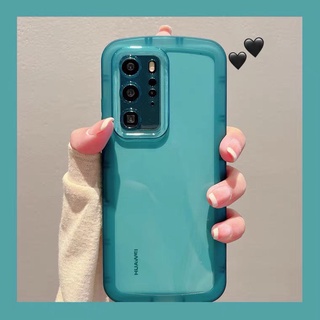 เคสโทรศัพท์มือถือ ซิลิโคนนุ่ม ใส กันกระแทก เรียบง่าย สําหรับ Huawei P30pro P40 P40pro Nova7 P30