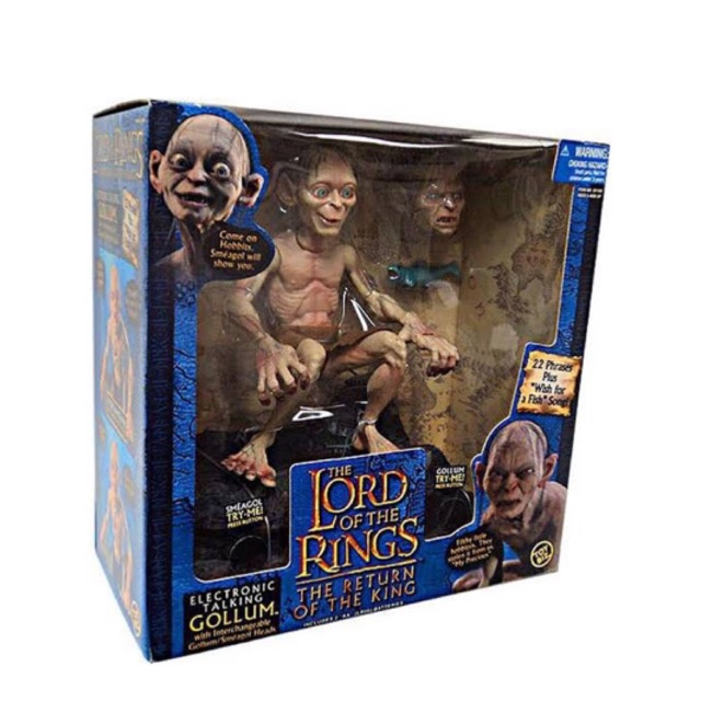 The Lord of the Rings The Return of the King Deluxe Talking Gollum ...