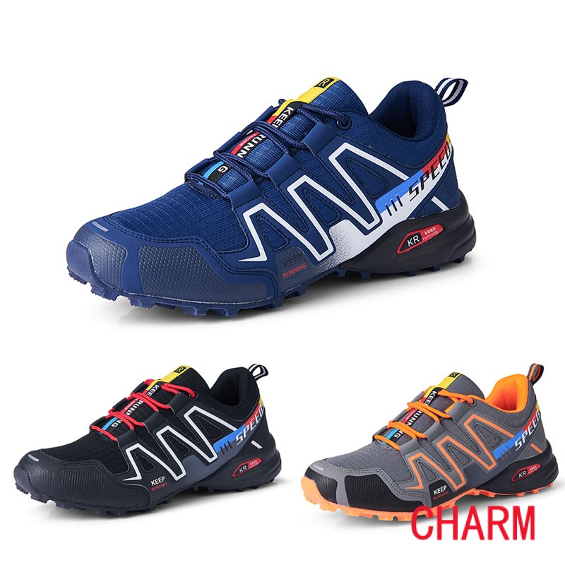 Solomon Men รองเท้าเดินป่ารองเท้ากีฬารองเท้าผ้าใบเดินป่าสําหรับผู้ชายขนาด 39-47 IV3J