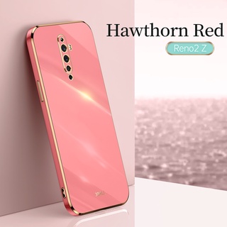 เคสโทรศัพท์ซิลิโคน TPU แบบนิ่ม ชุบไฟฟ้า กันกระแทก สําหรับ OPPO Reno 2F Reno2F 2 F