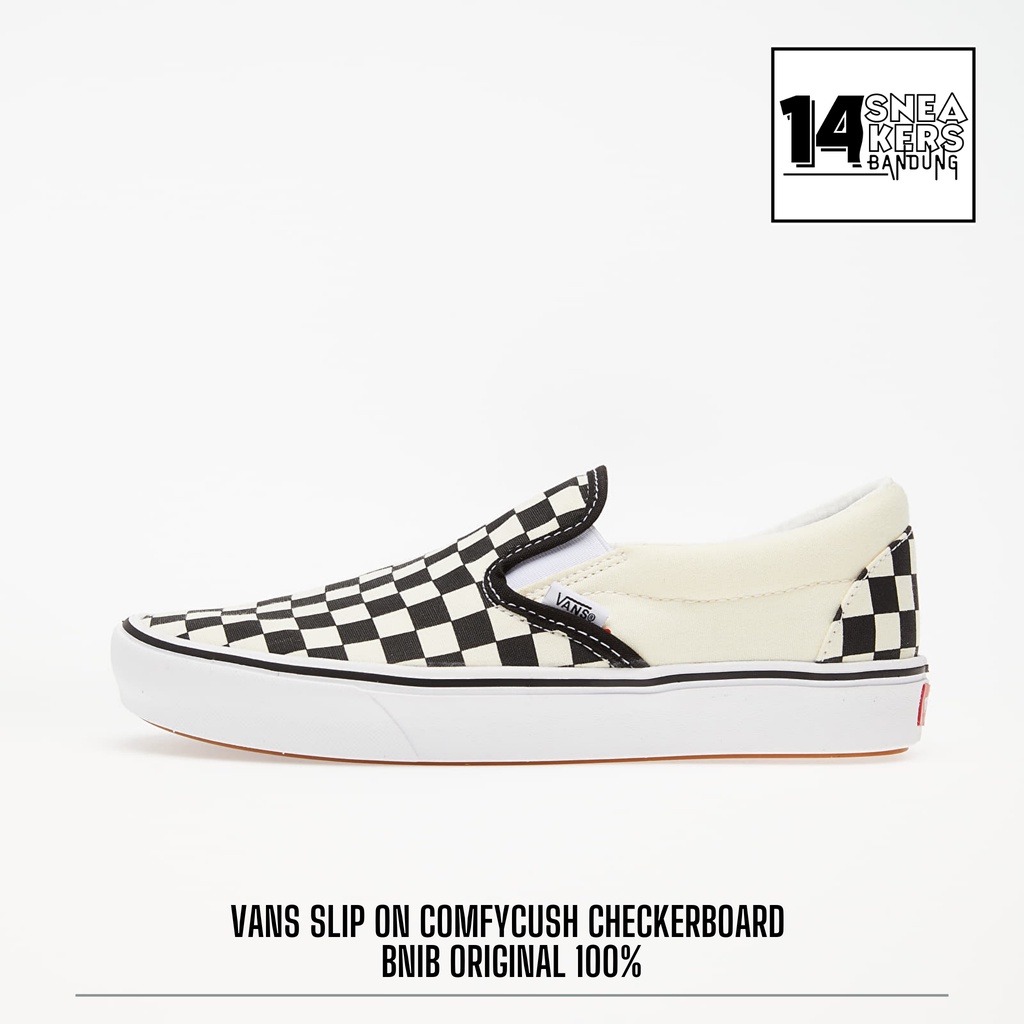 Vans รองเท้าสลิปออน ลายตารางหมากรุก ใส่สบาย • ของแท้ • "UNISEX"