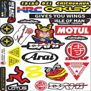 Agv 46 Arai SHOEI 93 สติกเกอร์ กันน้ํา ความแข็งแรงสูง ยืดหยุ่น สําหรับติดตกแต่งหมวกกันน็อครถจักรยานยนต์