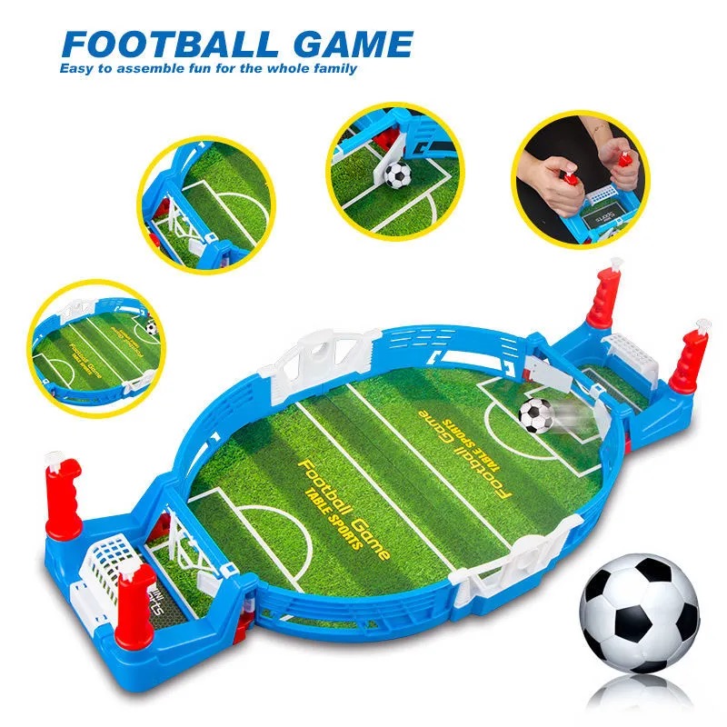 เกมกระดานฟุตบอลของเล่นฝึกทักษะสําหรับเด็ก Desktop Finger Football Game
