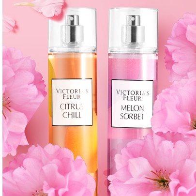 🍉🍓🍒🍍🥥🥝Victoria’s Fleur กลิ่นหอมผลไม้หอมหวานปนเซ็กซี่326mlติดทนนาน งานแท้