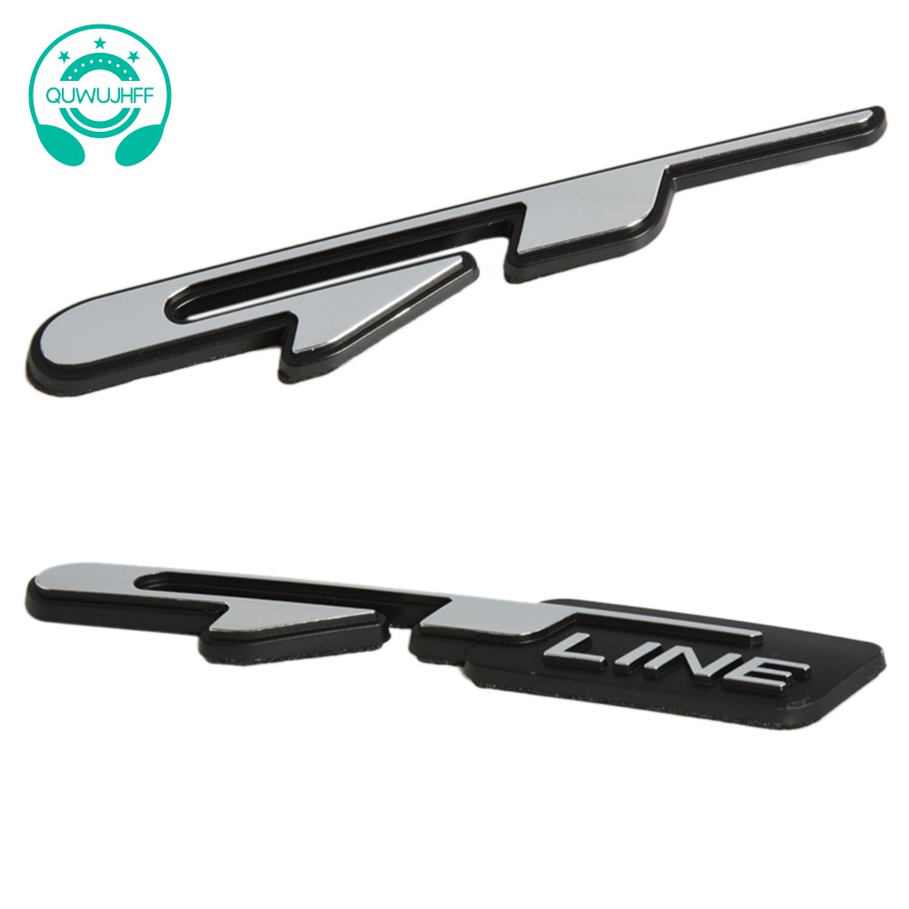 Cool 3D รถสไตล์สติกเกอร์ Gt Line ตัวอักษรสติกเกอร์สําหรับ Kia ด้านหลัง Fender รถประตูสติกเกอร์ Gt Li